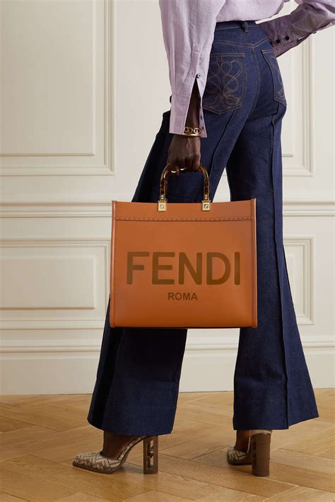 fendi sunshine tote replica|Fendi sunshine shopper with strap.